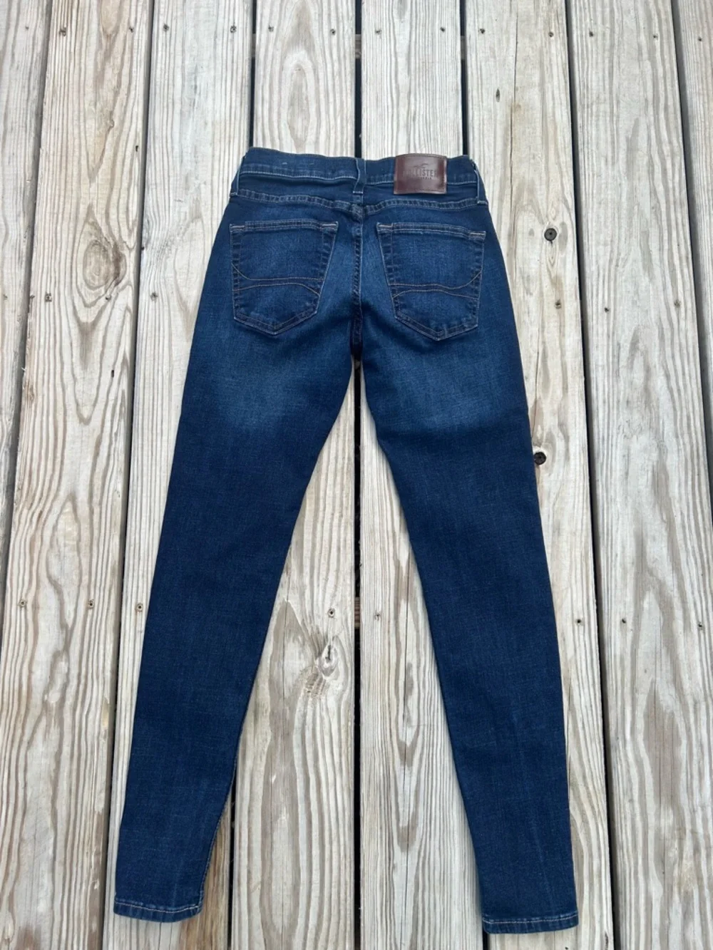 Hollister California Super Skinny Jeans dark Wash mens Blue‎ Size 28/30